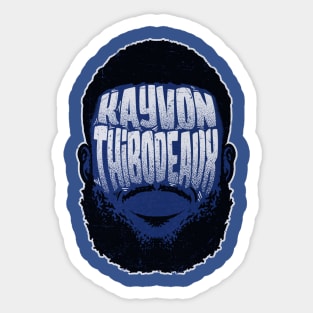 Kayvon Thibodeaux New York G Player Silhouette Sticker